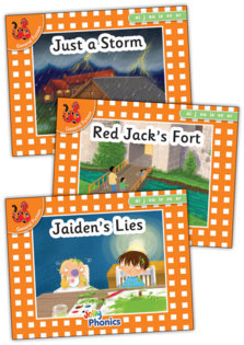 Jolly Phonics Readers - Set 4 - Orange Level (Pack Of 3)